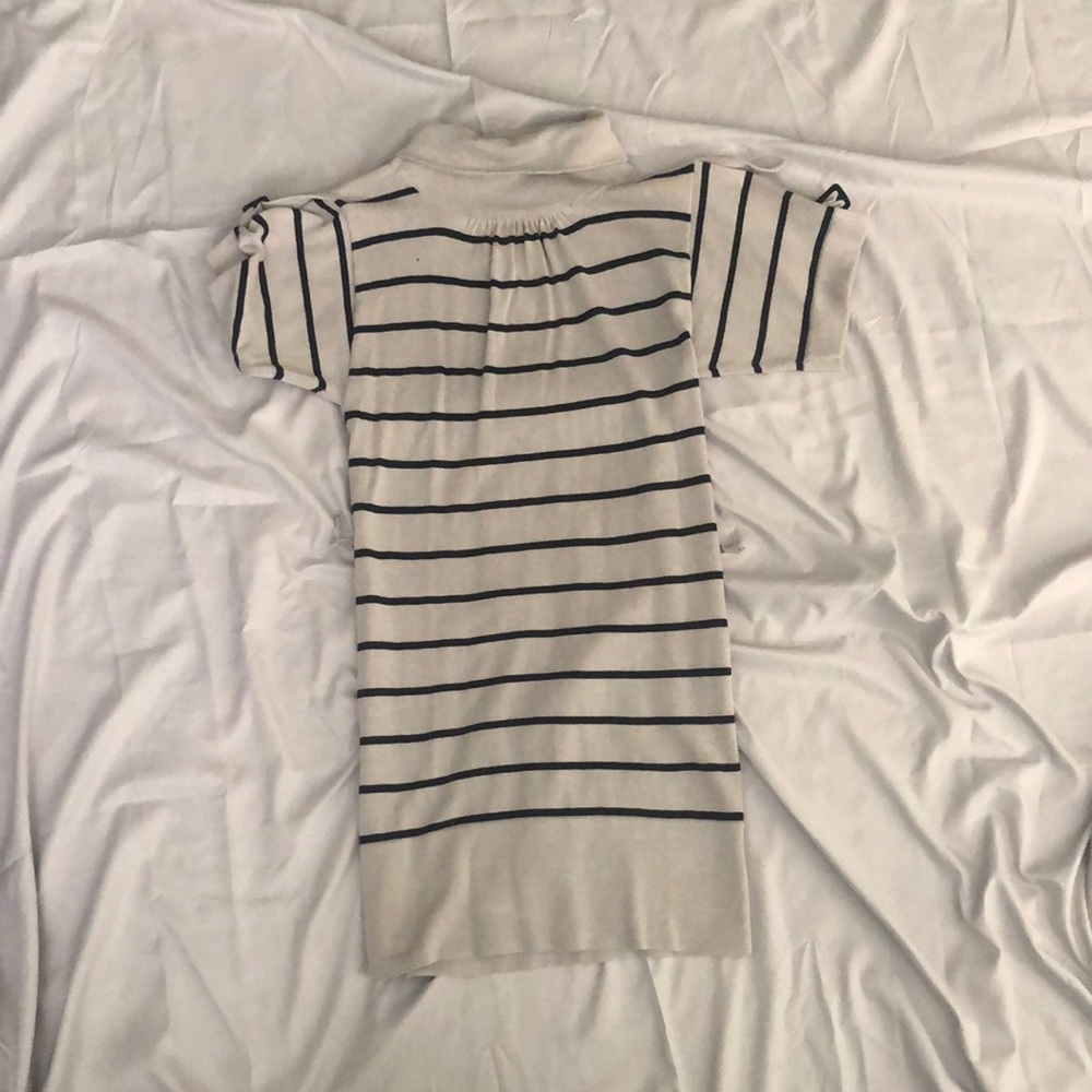 Grey and black striped Sweater dress